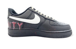 Nike: Чёрные кроссовки  Air Force 1
