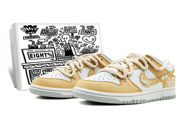 Nike: Жёлтые кроссовки  Dunk