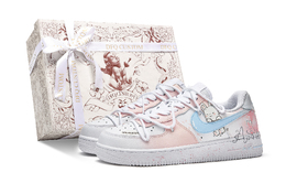Nike: Розовые кроссовки  Air Force 1