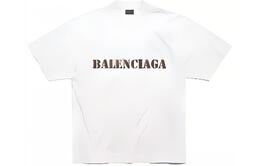 Balenciaga: Белая футболка 