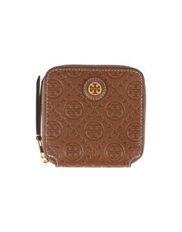 TORY BURCH: Коричневый кошелёк 