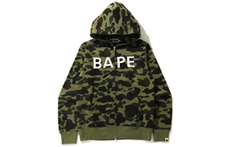 A BATHING APE: Зелёная толстовка 