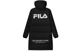 Fila: Чёрный пуховик 