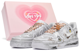 Nike: Серые кроссовки  Air Force 1