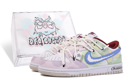 Nike: Зелёные кроссовки  Dunk