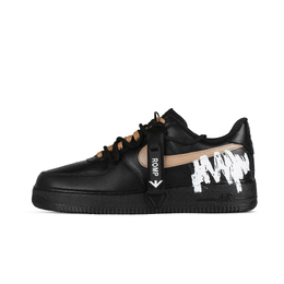 Nike: Чёрные кроссовки  Air Force 1