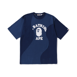 A BATHING APE: Фиолетовая футболка 