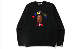 A BATHING APE: Коричневая толстовка 