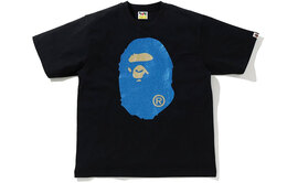 A BATHING APE: Фиолетовая футболка 