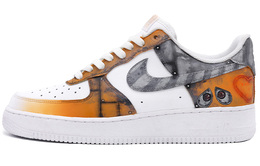 Nike: Оранжевые кроссовки  Air Force 1