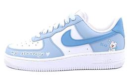 Nike: Голубые кроссовки  Air Force 1