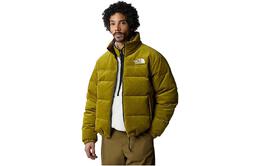 The North Face: Пуховик  Nuptse цвета хаки