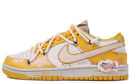 Nike: Жёлтые кроссовки  Dunk