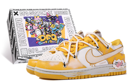 Nike: Жёлтые кроссовки  Dunk