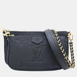 Louis Vuitton: Чёрная сумка  Pochette Accessoires