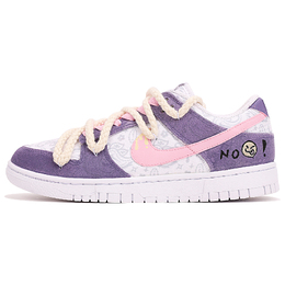 Nike: Фиолетовые кроссовки  Dunk