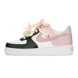 Nike: Чёрные кроссовки  Air Force 1