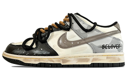 Nike: Серые кроссовки  Dunk