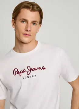 Pepe Jeans: Белая футболка 