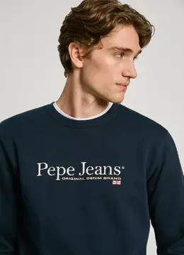 Pepe Jeans: Толстовка с принтом 