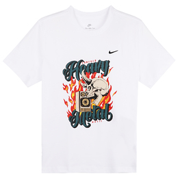 Nike: Белая футболка 