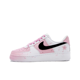 Nike: Розовые кроссовки  Air Force 1