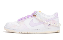 Nike: Фиолетовые кроссовки  Dunk