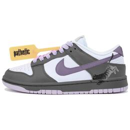 Nike: Фиолетовые кроссовки  Dunk