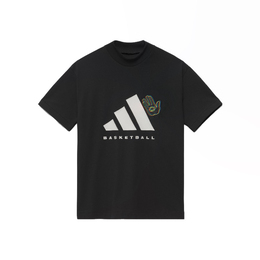 Adidas: Чёрная футболка 