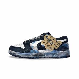 Nike: Голубые кроссовки  Dunk