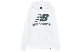 New Balance: Белая толстовка 