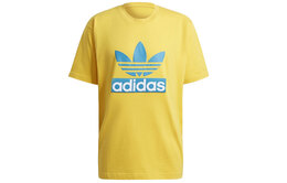 Adidas Originals: Жёлтая футболка 