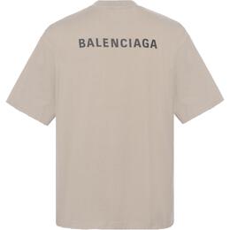 Balenciaga: Белая футболка 