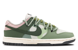 Nike: Зелёные кроссовки  Dunk