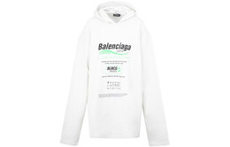 Balenciaga: Белая толстовка 