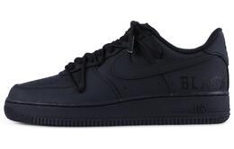 Nike: Чёрные кроссовки  Air Force 1