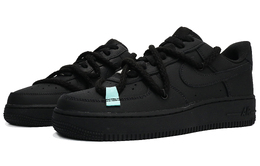 Nike: Чёрные кроссовки  Air Force 1