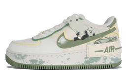 Nike: Зелёные кроссовки  Air Force 1