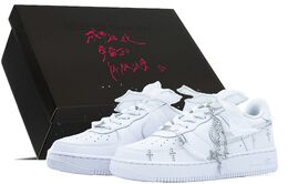 Nike: Белые кроссовки  Air Force 1