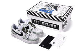 Nike: Зелёные кроссовки  Air Force 1