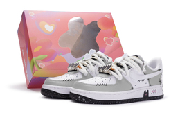 Nike: Серые кроссовки  Air Force 1