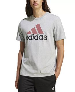 Adidas: Серая футболка  Essentials