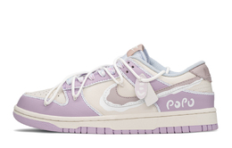 Nike: Фиолетовые кроссовки  Dunk