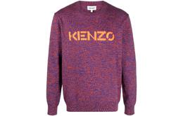 Kenzo: Фиолетовый свитер 