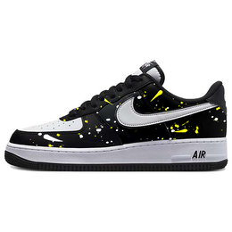 Nike: Чёрные кроссовки  Air Force 1