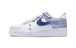 Nike: Фиолетовые кроссовки  Air Force 1