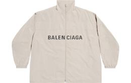 Balenciaga: Бежевая куртка 