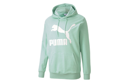 PUMA: Зелёная толстовка 