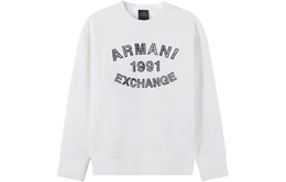 Armani Exchange: Белая толстовка 