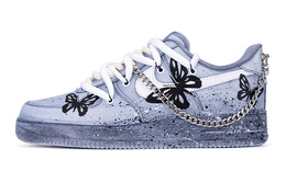 Nike: Серые кроссовки  Air Force 1